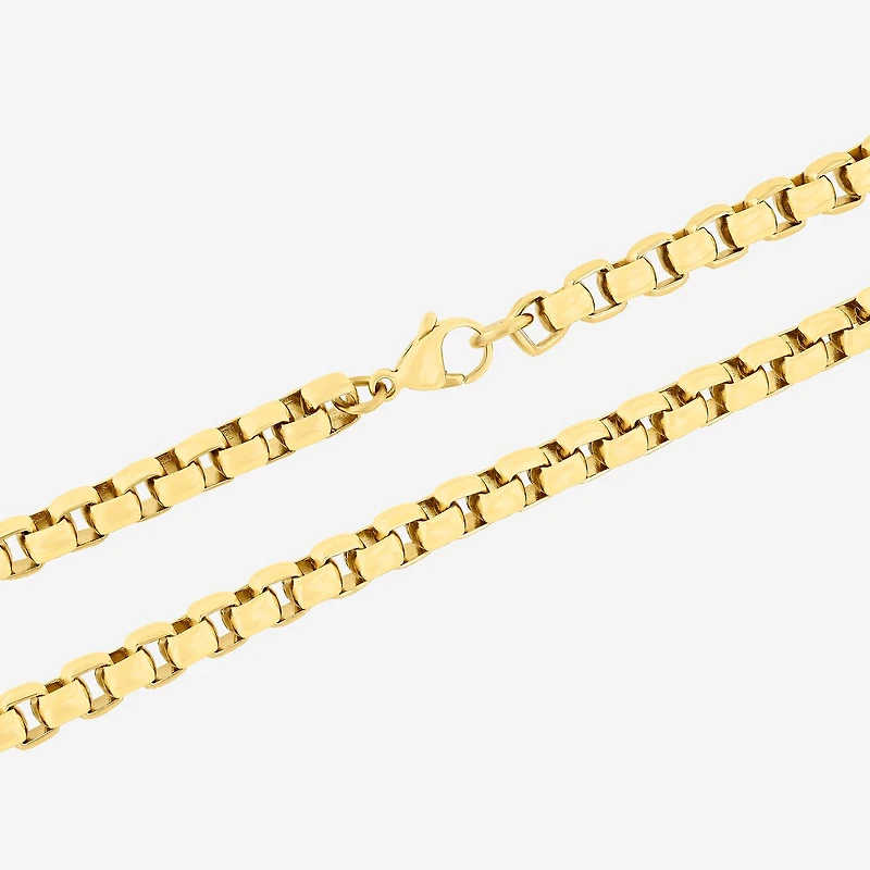 Mens Stainless Steel 24 Inch Strand Necklace