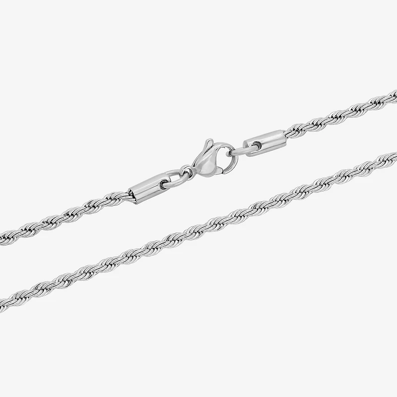Mens Stainless Steel 20 Inch Strand Necklace