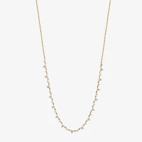 (G, Si1-Si2) Womens 2 CT. T.W. Lab Grown White Diamond 14K Gold Over Silver 18 Inch Pendant Necklace