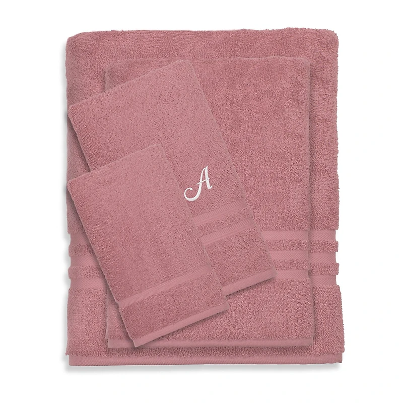 Linum Home Textiles Denzi Monogram Towel Collection 4-pc. Bath Set