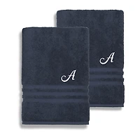 Linum Home Textiles Denzi Monogram Towel Collection 2-pc. Bath