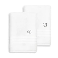Linum Home Textiles Denzi Monogram Towel Collection 2-pc. Bath