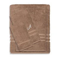 Linum Home Textiles Denzi Monogram Towel Collection 4-pc. Bath Set