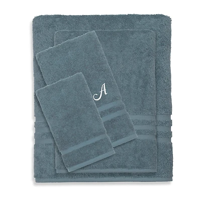 Linum Home Textiles Denzi Monogram Towel Collection 4-pc. Bath Set