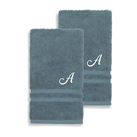 Linum Home Textiles Denzi Monogram Towel Collection 2-pc. Hand