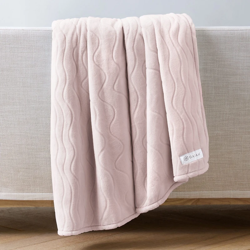Gaiam Velvetloft Blanket Throw