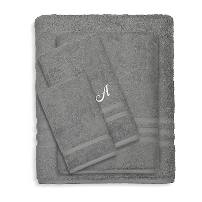 Linum Home Textiles Denzi Monogram Towel Collection 4-pc. Bath Set