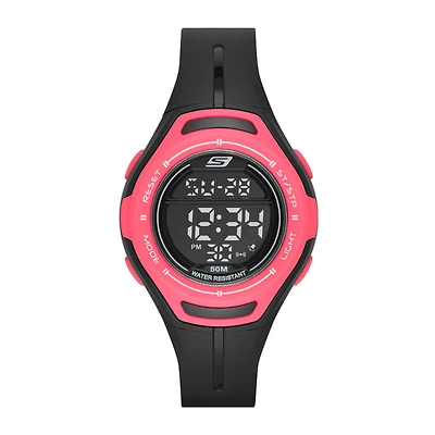 Skechers® Performance Womens Sport Digital Chronograph Watch with Negative Display