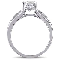 Midnight Black 1/6 CT. T.W. Color-Enhanced Diamond Engagement Ring
