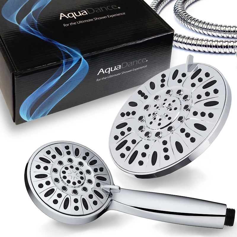 AquaDance® 7” Premium High Pressure 3-Way Rainfall Shower Combo