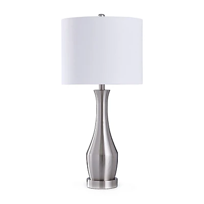 Stylecraft Brushed Steel Table Lamp