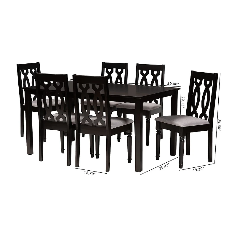 Cherese Dining Room Collection 7-pc. Rectangular Set