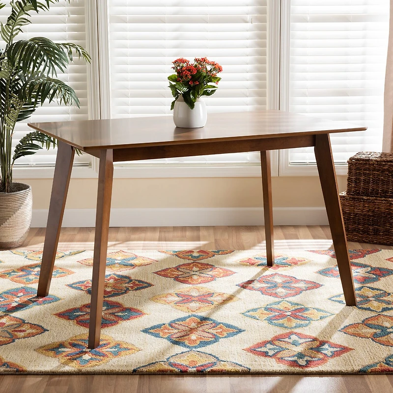 Maila Dining Room Collection Rectangular Wood-Top Dining Table