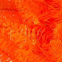 Kurt Adler Foot Pre-Lit Orange Slim Tree