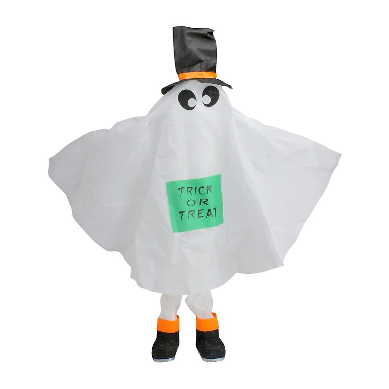 Set of 3 Ghost Pumpkin and Bat Standing Halloween Kid Figures 36in