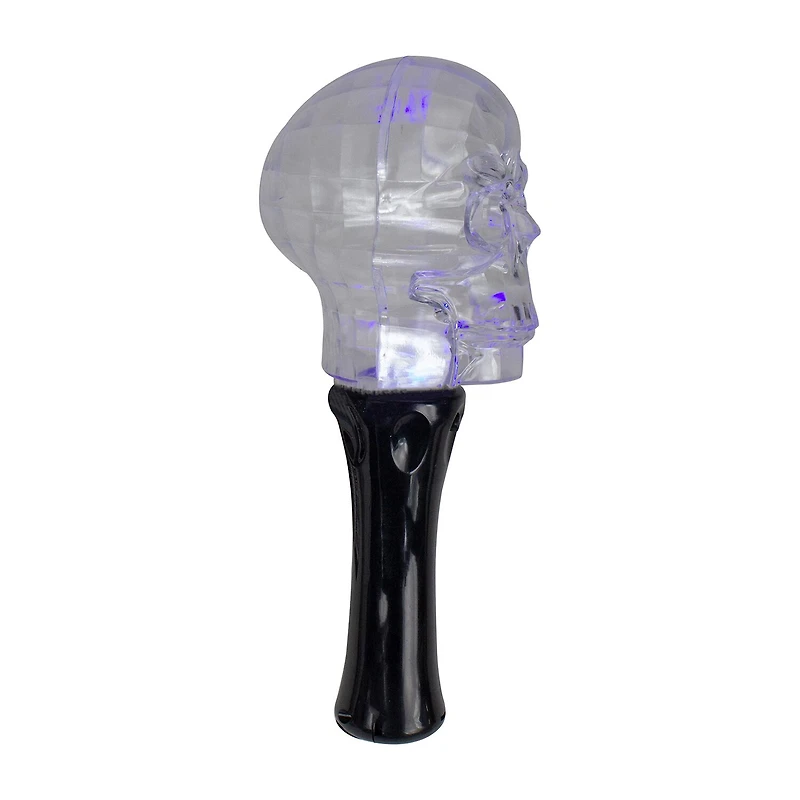 9'' LED Transparent Multi-Function Halloween Skull Light