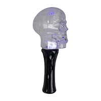 9'' LED Transparent Multi-Function Halloween Skull Light