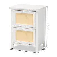 Sariah 2-Drawer Nightstand