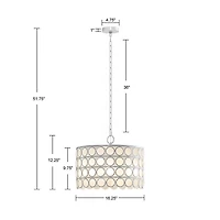 Hampton Hill Abbot 4 Light Drum Shaped Chandelier