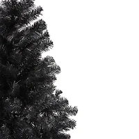 6' Black Colorado Spruce Artificial Halloween Tree - Unlit