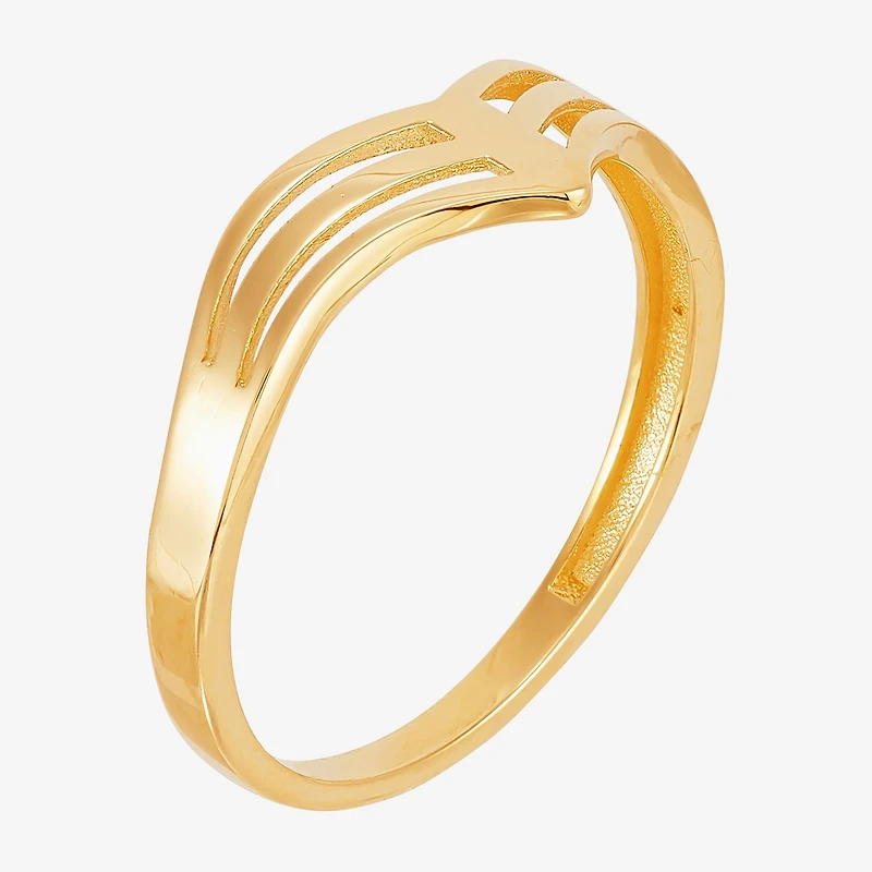 Womens 14K Gold Round Band
