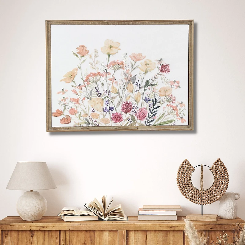 Cheungs Lyulia Wall Flower Framed Canvas Art