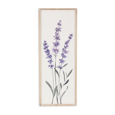 Cheungs Lyulia Lavender Bouquet Right Wood Wall Art
