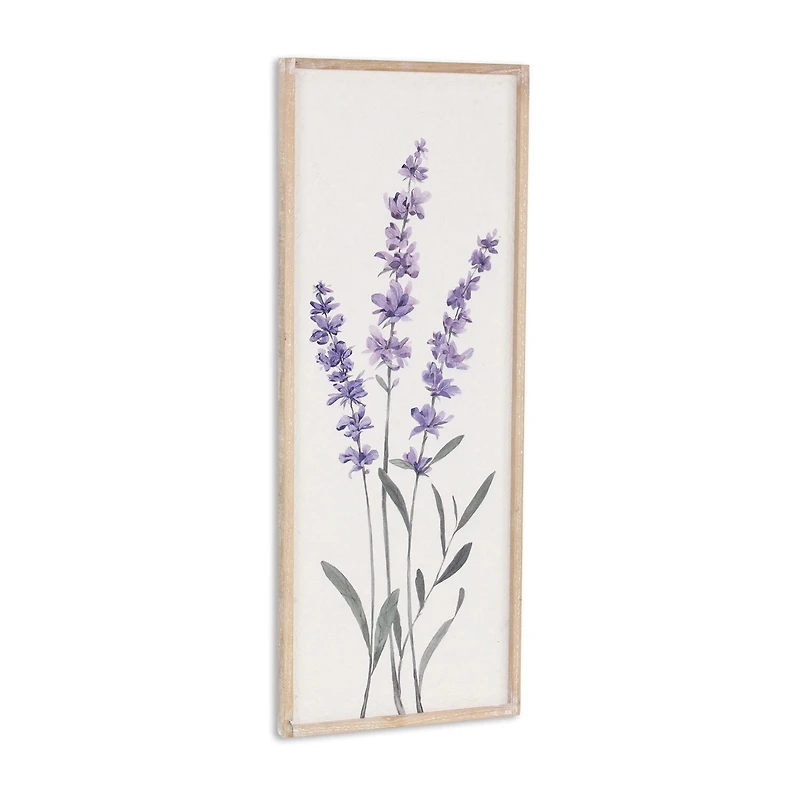 Cheungs Lyulia Lavender Bouquet Right Wood Wall Art