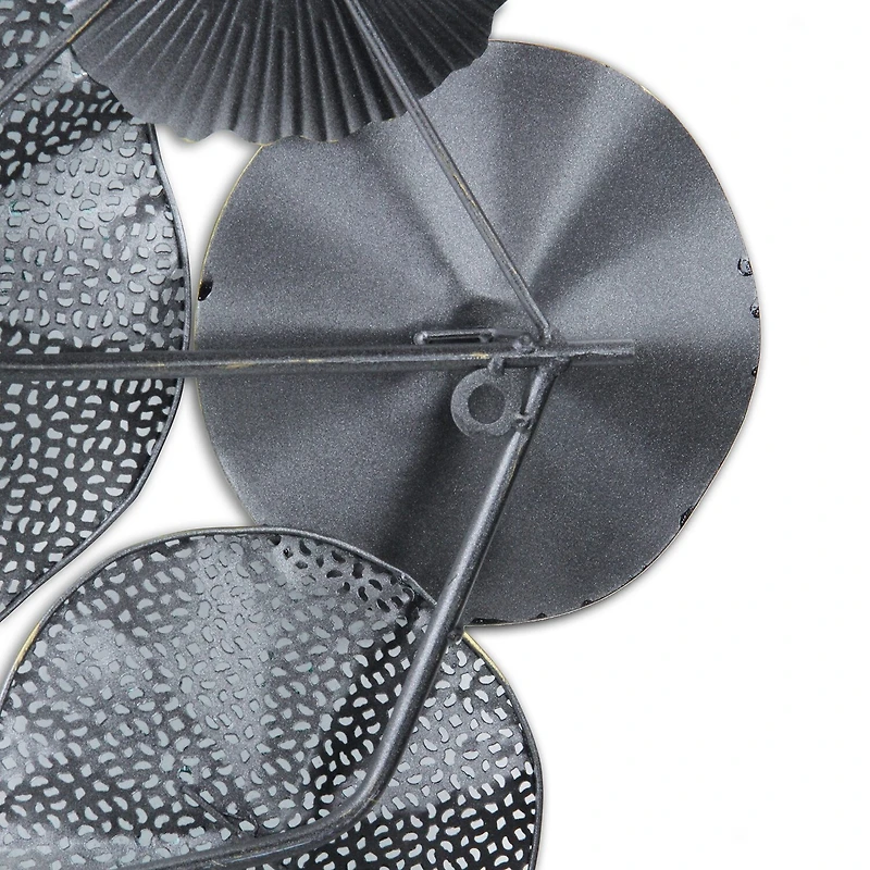 Cheungs Coastal Flower Burst Metal Wall Art