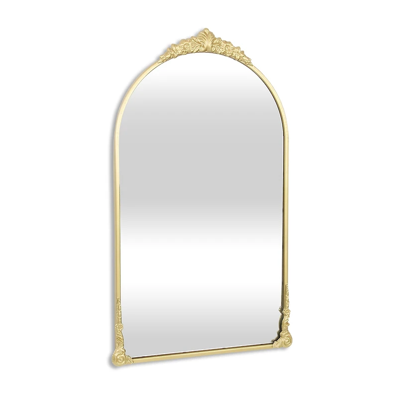 Cheungs Everlaine Modern Victorian Gold Wall Mount Wall Mirror