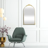 Cheungs Everlaine Modern Victorian Gold Wall Mount Wall Mirror