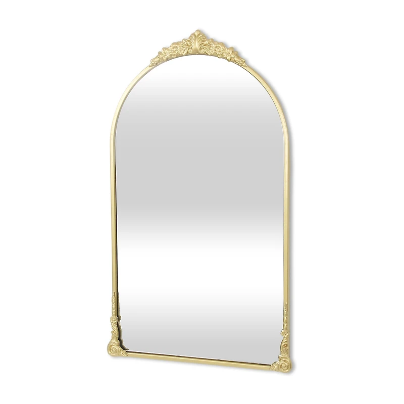 Cheungs Everlaine Modern Victorian Gold Wall Mount Wall Mirror