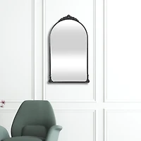 Cheungs Everlaine Modern Victorian Black Wall Mount Wall Mirror