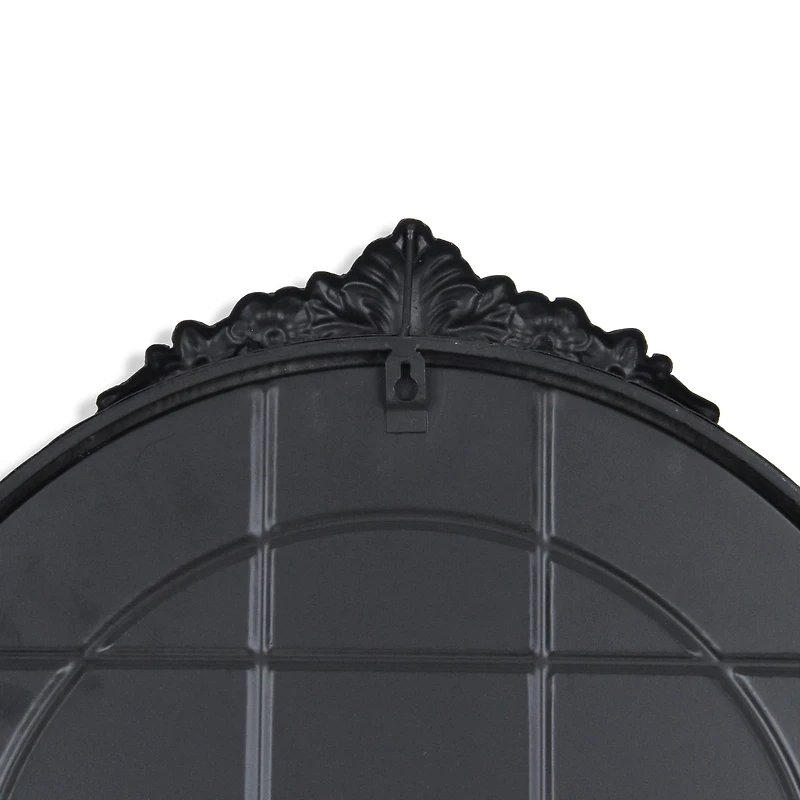 Cheungs Everlaine Modern Victorian Black Wall Mount Wall Mirror