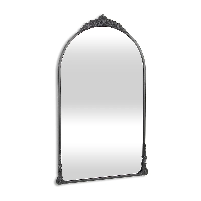 Cheungs Everlaine Modern Victorian Black Wall Mount Wall Mirror
