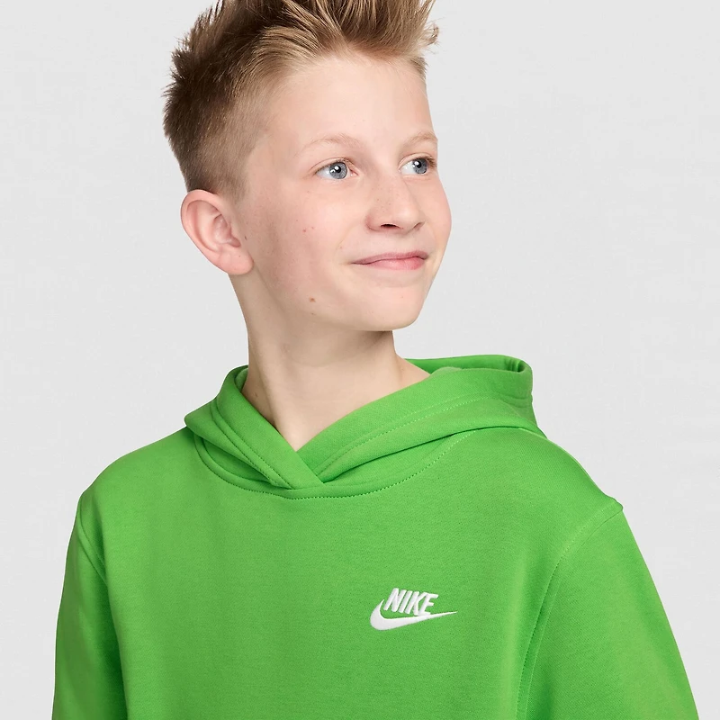Nike Club Big Kid Unisex Long Sleeve Active Hoodie