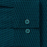 Haggar Mens Long Sleeve Regular Fit Big and Tall Button-Down Shirt