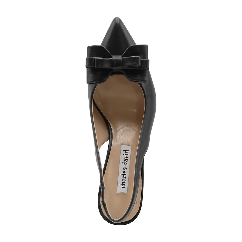 Charles David Astrid Womens Pointed Closed Toe Block Heel Pumps