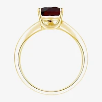 (I-J/I2-I3) Womens 1/10 CT. T.W. Natural Diamond and Genuine Gemstone 10K Gold Pear Side Stone Bypass  Cocktail Ring
