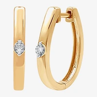 (G, Si1-Si2) Womens 1 CT. T.W. Lab Grown White Diamond 14K Gold Over Silver 3 Pair Jewelry Set
