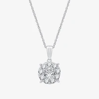 (G, Si1-Si2) Womens 2 CT. T.W. Lab Grown White Diamond Sterling Silver Round 2-pc. Jewelry Set