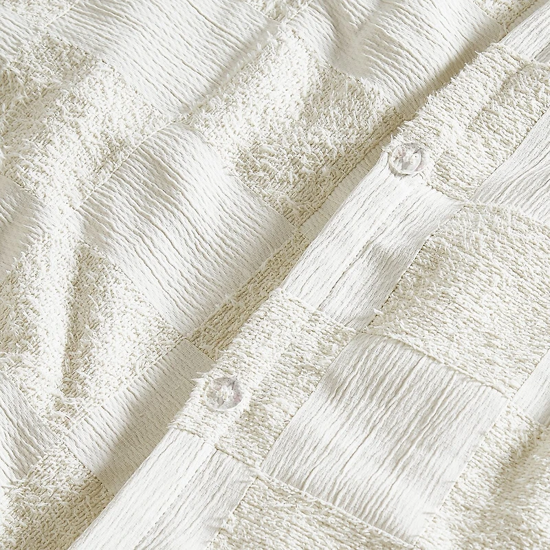 Truly Soft Textured Checkered 2-pc. Duvet Cover Set