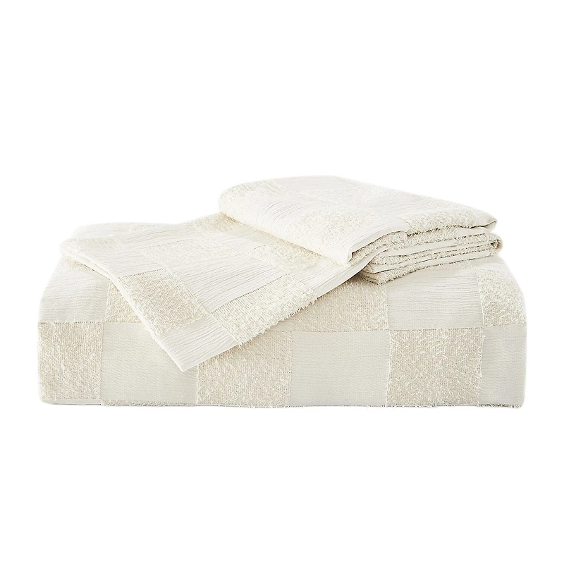 Truly Soft Textured Checkered 2-pc. Duvet Cover Set