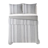 Truly Soft Kiel Stripe Flannel Duvet Cover Set