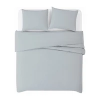 Cannon Cotton Waffle 3-pc. Duvet Cover Set