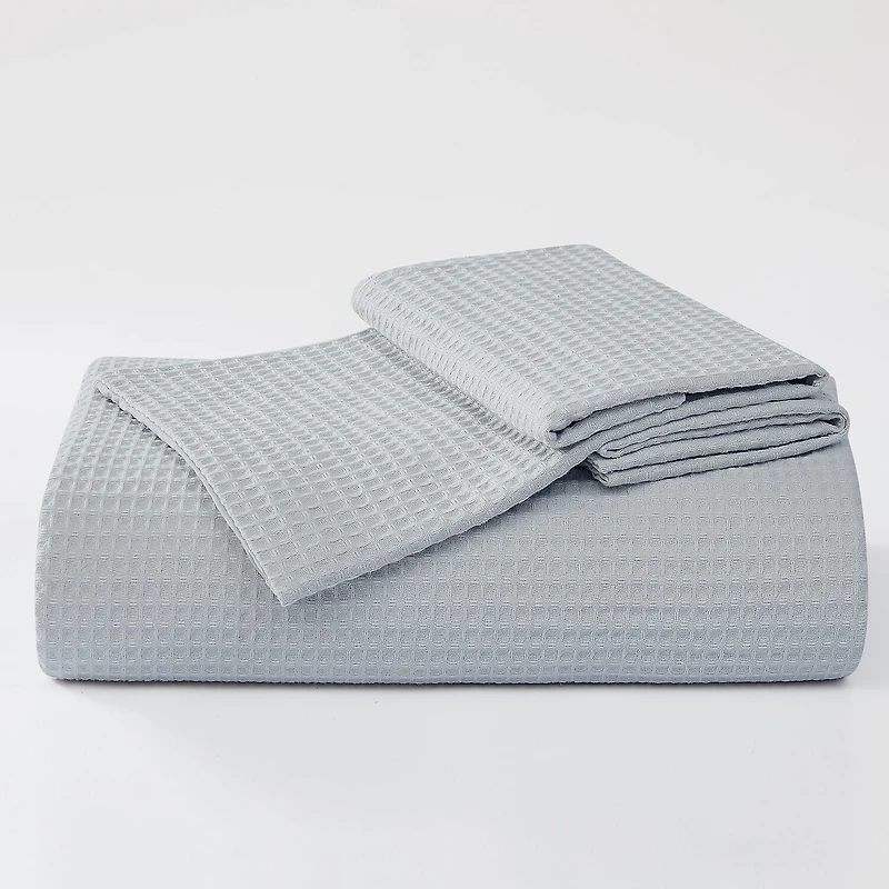 Cannon Cotton Waffle 3-pc. Duvet Cover Set