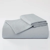 Cannon Cotton Waffle 3-pc. Duvet Cover Set