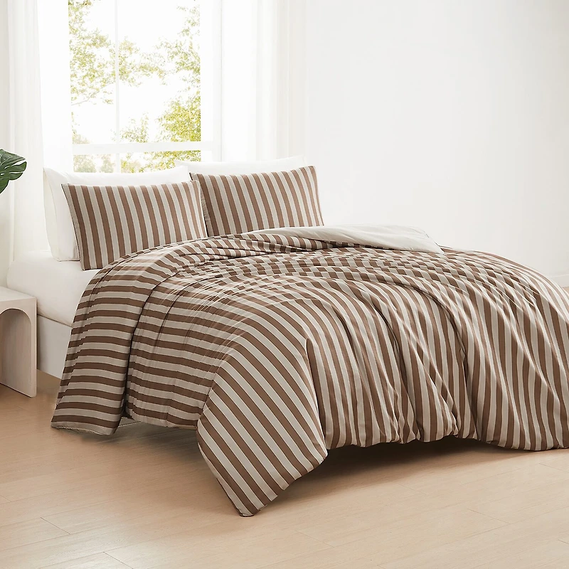 Truly Soft Weston Stripe Duvet Cover Set