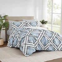 Truly Soft Lars Plaid Duvet Cover Set