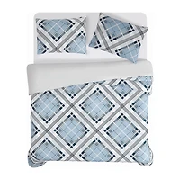 Truly Soft Lars Plaid Duvet Cover Set